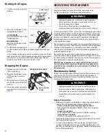 Preview for 10 page of Honda HRC216HXA Owner'S Manual