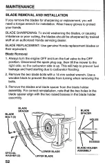 Preview for 54 page of Honda HRM195PA Owner'S Manual