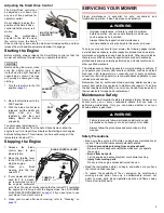 Preview for 9 page of Honda HRR216VYUA Owner'S Manual