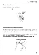 Preview for 11 page of Honda HRS21 Owner'S Manual