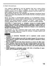 Preview for 15 page of Honda HRS21 Owner'S Manual