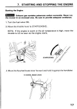 Preview for 19 page of Honda HRS21 Owner'S Manual