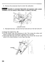 Preview for 26 page of Honda HRS21 Owner'S Manual