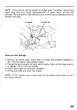 Preview for 27 page of Honda HRS21 Owner'S Manual