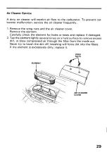 Preview for 31 page of Honda HRS21 Owner'S Manual