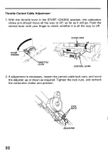 Preview for 34 page of Honda HRS21 Owner'S Manual