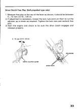 Preview for 35 page of Honda HRS21 Owner'S Manual