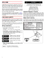 Preview for 2 page of Honda HRS216SKA Owner'S Manual