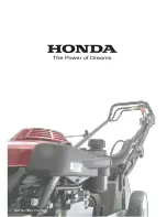 Preview for 66 page of Honda HRU216M1 Owner'S Manual & Service Record Booklet