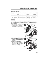 Preview for 41 page of Honda HRX217TDA Owner'S Manual