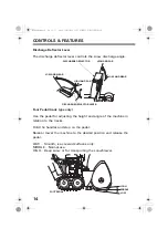 Preview for 16 page of Honda HS1332 Owner'S Manual