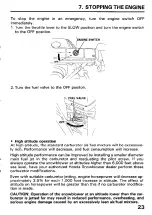 Preview for 24 page of Honda HS55 Owner'S Manual