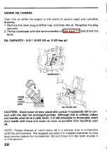 Preview for 27 page of Honda HS55 Owner'S Manual