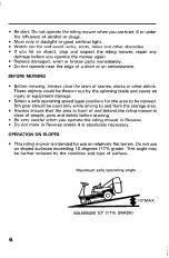 Preview for 8 page of Honda HT-R3009 Owner'S Manual