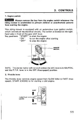 Preview for 13 page of Honda HT-R3009 Owner'S Manual