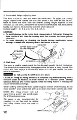 Preview for 14 page of Honda HT-R3009 Owner'S Manual