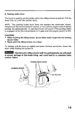 Preview for 17 page of Honda HT-R3009 Owner'S Manual