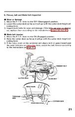 Preview for 23 page of Honda HT-R3009 Owner'S Manual