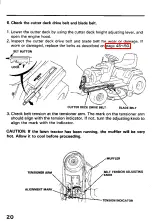 Preview for 22 page of Honda HT3810 Owner'S Manual