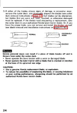 Preview for 26 page of Honda HT3810 Owner'S Manual