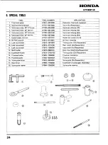 Preview for 24 page of Honda HT3813 Service Manual