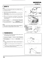 Preview for 70 page of Honda HT3813 Service Manual