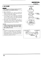 Preview for 76 page of Honda HT3813 Service Manual