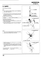 Preview for 92 page of Honda HT3813 Service Manual