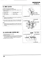 Preview for 94 page of Honda HT3813 Service Manual