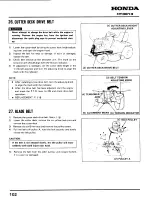 Preview for 102 page of Honda HT3813 Service Manual