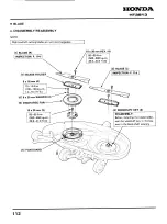 Preview for 112 page of Honda HT3813 Service Manual