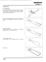 Preview for 114 page of Honda HT3813 Service Manual