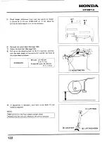 Preview for 122 page of Honda HT3813 Service Manual