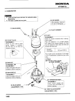 Preview for 146 page of Honda HT3813 Service Manual