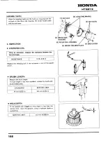 Preview for 166 page of Honda HT3813 Service Manual