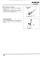 Preview for 170 page of Honda HT3813 Service Manual