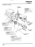 Preview for 172 page of Honda HT3813 Service Manual