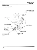 Preview for 212 page of Honda HT3813 Service Manual