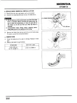 Preview for 232 page of Honda HT3813 Service Manual