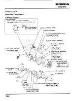 Preview for 240 page of Honda HT3813 Service Manual