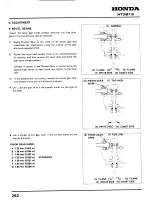 Preview for 262 page of Honda HT3813 Service Manual