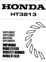 Preview for 293 page of Honda HT3813 Service Manual