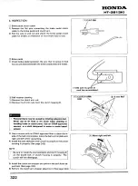 Preview for 320 page of Honda HT3813 Service Manual