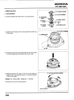 Preview for 344 page of Honda HT3813 Service Manual