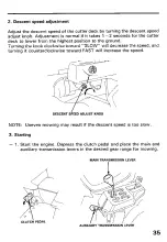 Preview for 37 page of Honda Mid-mount rotary mower Operator'S Manual