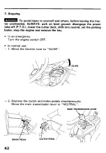 Preview for 44 page of Honda Mid-mount rotary mower Operator'S Manual