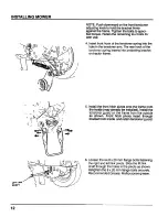 Preview for 16 page of Honda MM52 Operator'S Manual