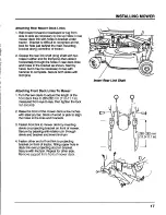 Preview for 21 page of Honda MM52 Operator'S Manual