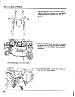 Preview for 30 page of Honda MM52 Operator'S Manual