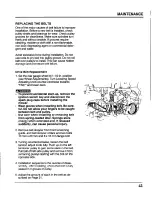 Preview for 47 page of Honda MM52 Operator'S Manual